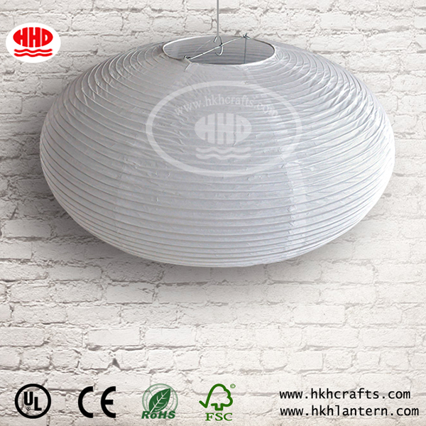 Fashion hanging round paper ball light in different size indoor use