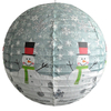 Merry Christmas Printing Frosty Paper Lantern Lamp Shade 