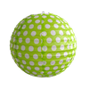 Event And Party Supplies Round Green Dots Paper Lantern