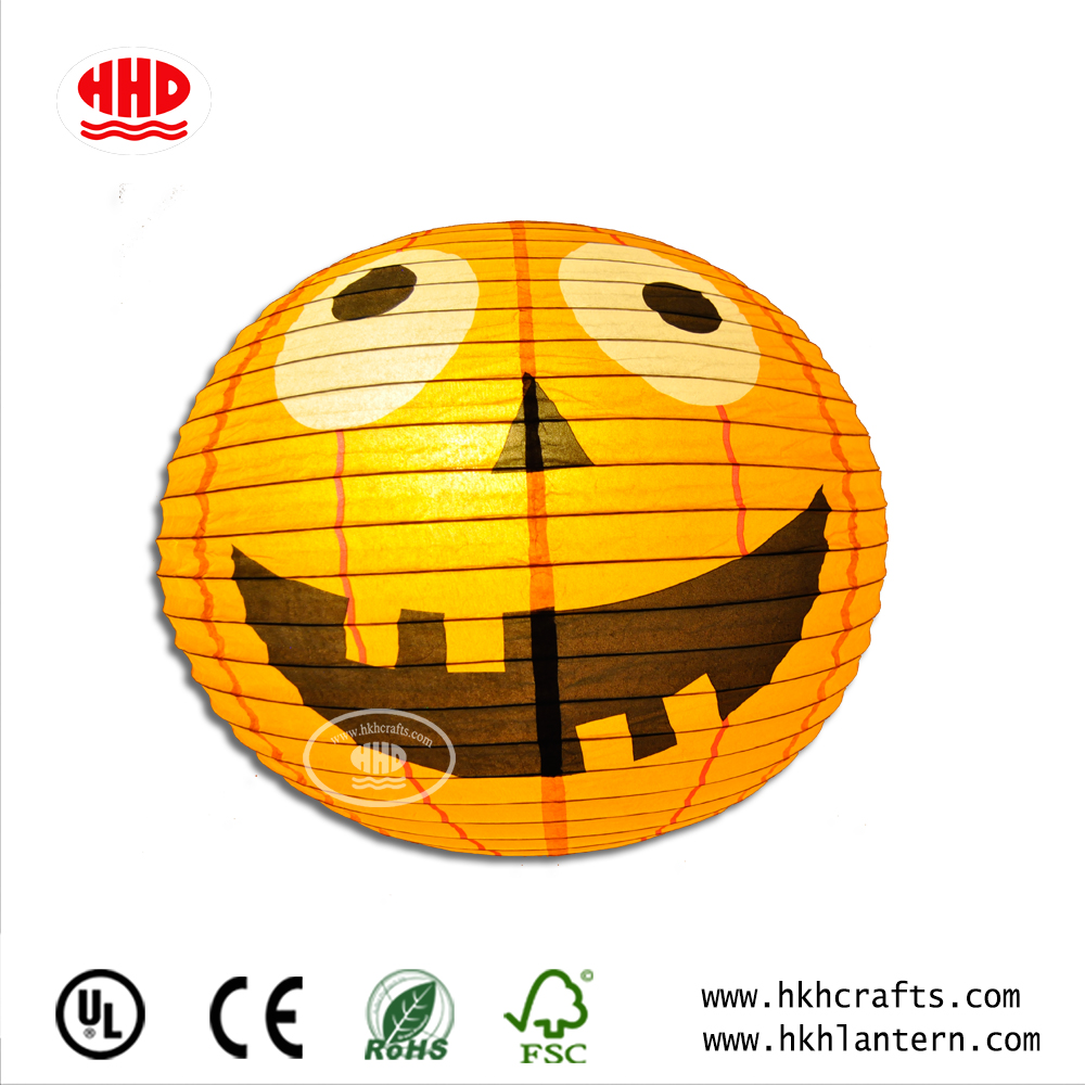 Cute Simple Idea for A Halloween Party Decoration Hanging Centerpiece Pumpkin Paper Lantern