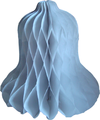 Honeycomb Paper Wedding Bells Hanging Party Decorations in Assorted Sizes And Colors