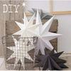 HOT SALE three - dimensional hanging star lamp wedding decoration